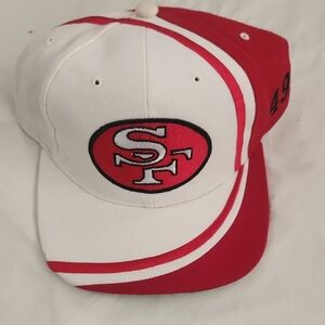 Reebok SF 49ers 90s NFL ProLine Red & White Hat